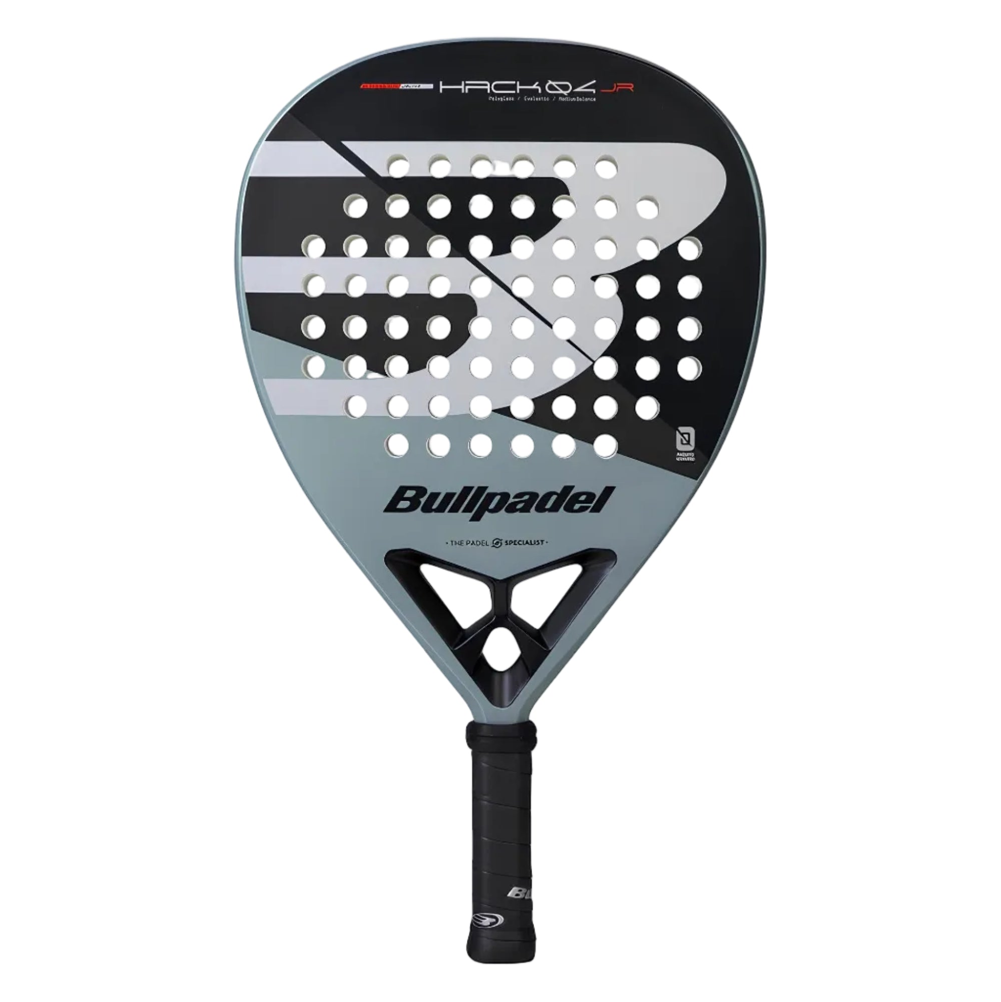 Bullpadel racket on a white background