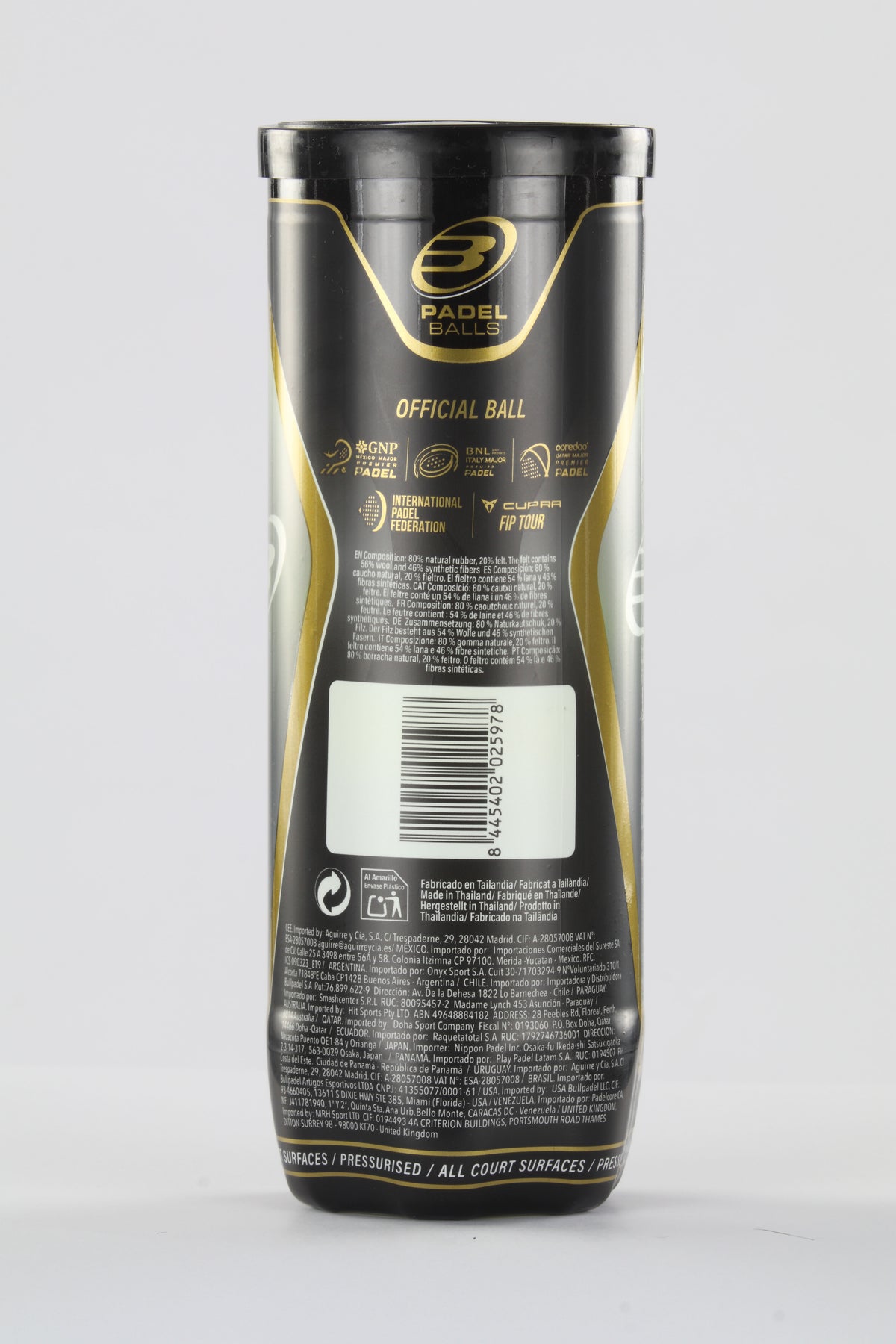 Bullpadel Next Pro Balls - Can of 3